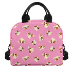 Cute Shih Tzu Pattern Print Insulated Lunch Bag