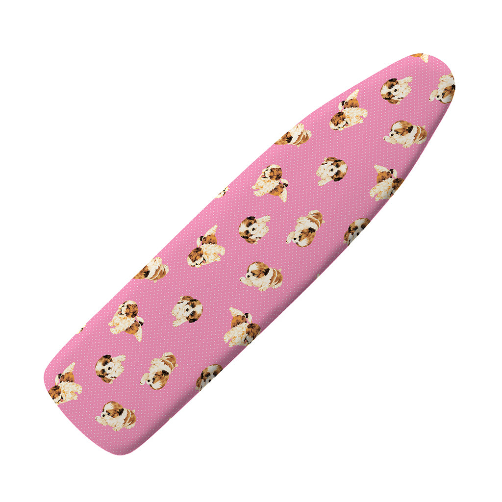Cute Shih Tzu Pattern Print Ironing Board Cover
