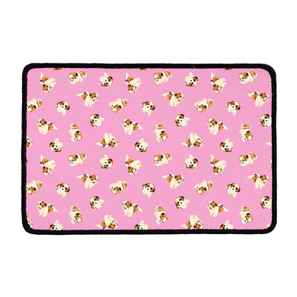 Cute Shih Tzu Pattern Print Kitchen Mat