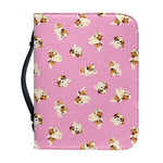 Cute Shih Tzu Pattern Print Leather Bible Cover