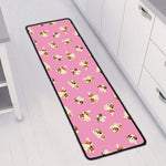 Cute Shih Tzu Pattern Print Long Kitchen Mat