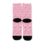 Cute Shih Tzu Pattern Print Long Socks