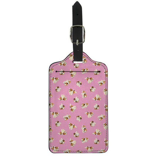 Cute Shih Tzu Pattern Print Luggage Tag