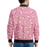 Cute Shih Tzu Pattern Print Men's Bomber Jacket