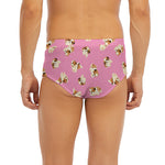 Cute Shih Tzu Pattern Print Men's Briefs