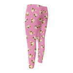 Cute Shih Tzu Pattern Print Men's Compression Pants