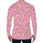 Cute Shih Tzu Pattern Print Men's Long Sleeve T-Shirt