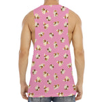 Cute Shih Tzu Pattern Print Men's Muscle Tank Top