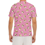 Cute Shih Tzu Pattern Print Men's Short Sleeve Rash Guard