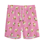 Cute Shih Tzu Pattern Print Men's Sports Shorts