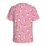 Cute Shih Tzu Pattern Print Men's Sports T-Shirt