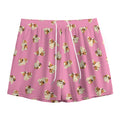 Cute Shih Tzu Pattern Print Mesh Shorts