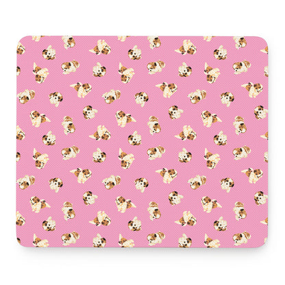 Cute Shih Tzu Pattern Print Mouse Pad