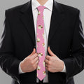 Cute Shih Tzu Pattern Print Necktie