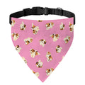 Cute Shih Tzu Pattern Print Over The Collar Dog Bandana