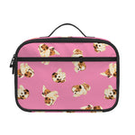 Cute Shih Tzu Pattern Print Portable Lunch Bag