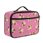 Cute Shih Tzu Pattern Print Portable Lunch Bag