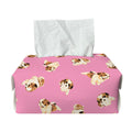 Cute Shih Tzu Pattern Print Rectangle Tissue Box Cover