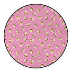 Cute Shih Tzu Pattern Print Round Floor Mat