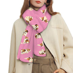 Cute Shih Tzu Pattern Print Scarf