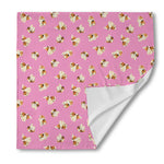 Cute Shih Tzu Pattern Print Silk Bandana