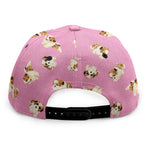 Cute Shih Tzu Pattern Print Snapback Cap