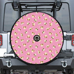 Cute Shih Tzu Pattern Print Tire Cover With Camera Hole
