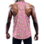 Cute Shih Tzu Pattern Print Training Tank Top