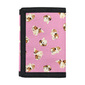Cute Shih Tzu Pattern Print Trifold Wallet