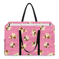 Cute Shih Tzu Pattern Print Utility Tote Bag