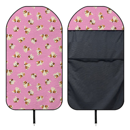 Cute Shih Tzu Pattern Print Waterproof Car Seat Cover