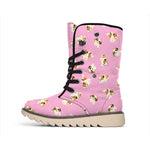 Cute Shih Tzu Pattern Print Winter Boots