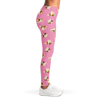Cute Shih Tzu Pattern Print Women's Leggings