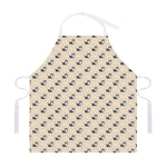 Cute Siberian Husky Pattern Print Adjustable Apron