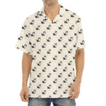 Cute Siberian Husky Pattern Print Aloha Shirt