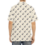 Cute Siberian Husky Pattern Print Aloha Shirt