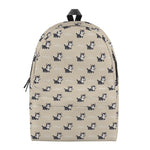 Cute Siberian Husky Pattern Print Backpack