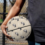 Cute Siberian Husky Pattern Print Basketball