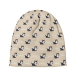 Cute Siberian Husky Pattern Print Beanie