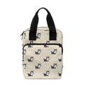 Cute Siberian Husky Pattern Print Bible Tote Bag