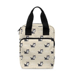 Cute Siberian Husky Pattern Print Bible Tote Bag