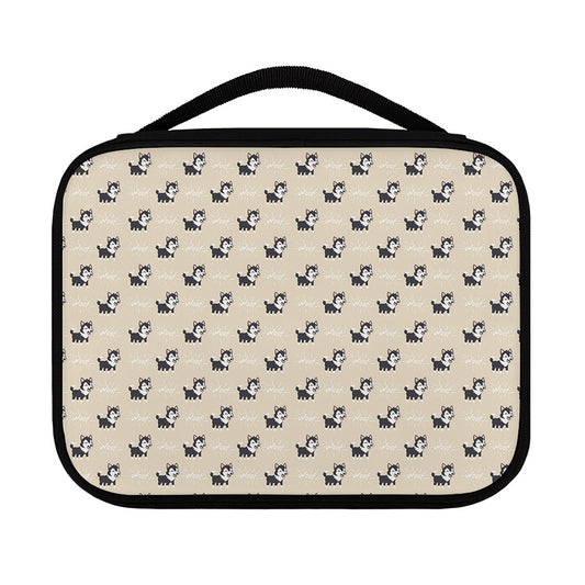 Cute Siberian Husky Pattern Print Classic Bible Case