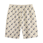 Cute Siberian Husky Pattern Print Cotton Shorts