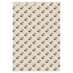 Cute Siberian Husky Pattern Print Curtain