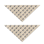 Cute Siberian Husky Pattern Print Dog Bandana