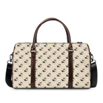 Cute Siberian Husky Pattern Print Duffle Bag