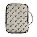 Cute Siberian Husky Pattern Print Front Pocket Bible Bag