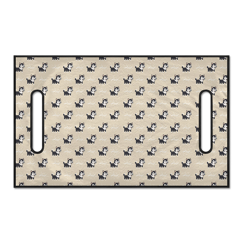 Cute Siberian Husky Pattern Print Golf Cart Seat Cover