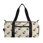 Cute Siberian Husky Pattern Print Gym Bag