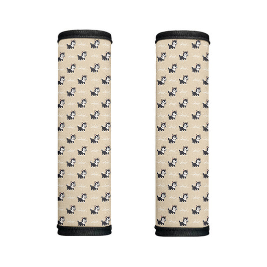 Cute Siberian Husky Pattern Print Handle Covers